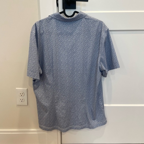 Bugatchi Blue Polo Shirt Casual Business Style - Picture 5 of 5